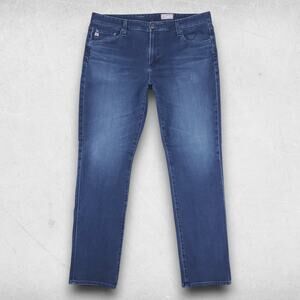 AG Everett Jeans Men 39x34 Blue Dark Wash Straight Leg Premium Modern Classic